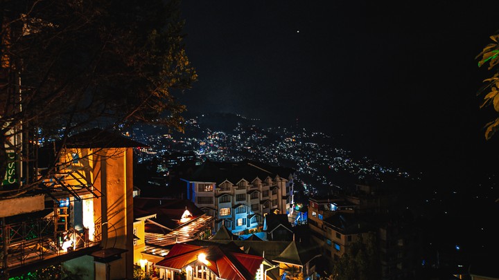 Darjeeling city lights!