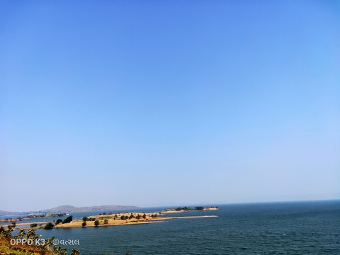 sky blue water