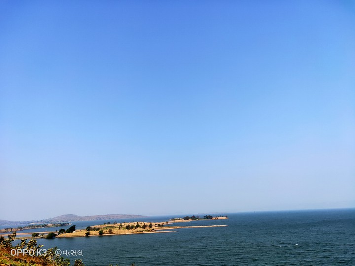 sky blue water