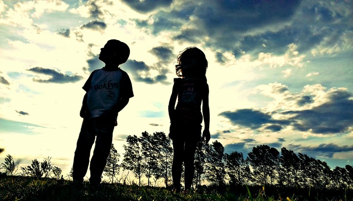 Love and sunset