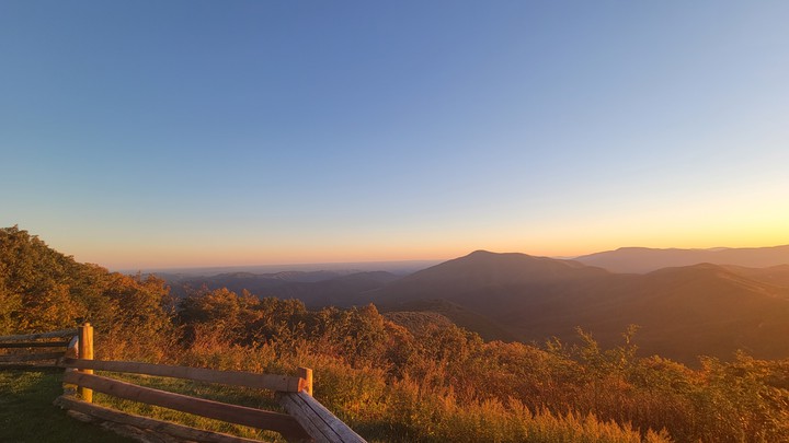 mountain sunset