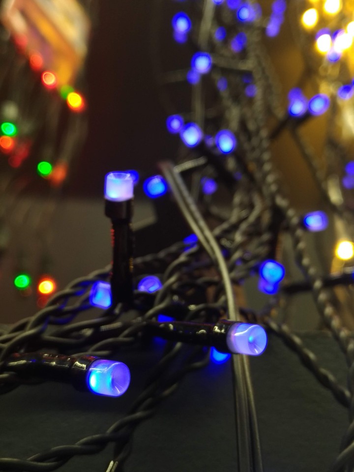 Blue garland