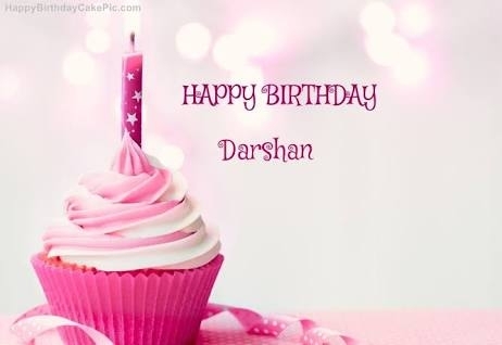 Happy birthday darshan dear on 25 June