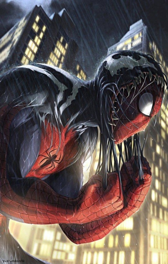 Venom und spiderman