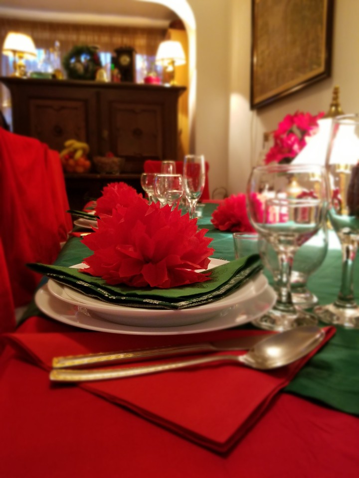 My New Year table
