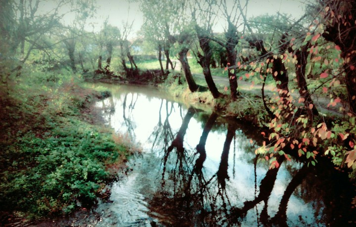 the river in village