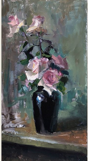 Rose in vaso