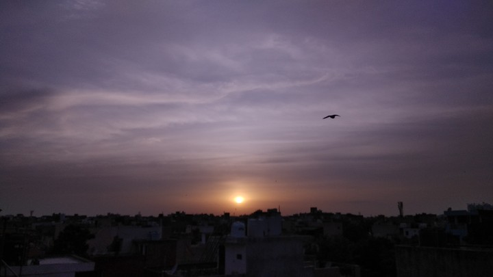 sunset @Dwarka Delhi
