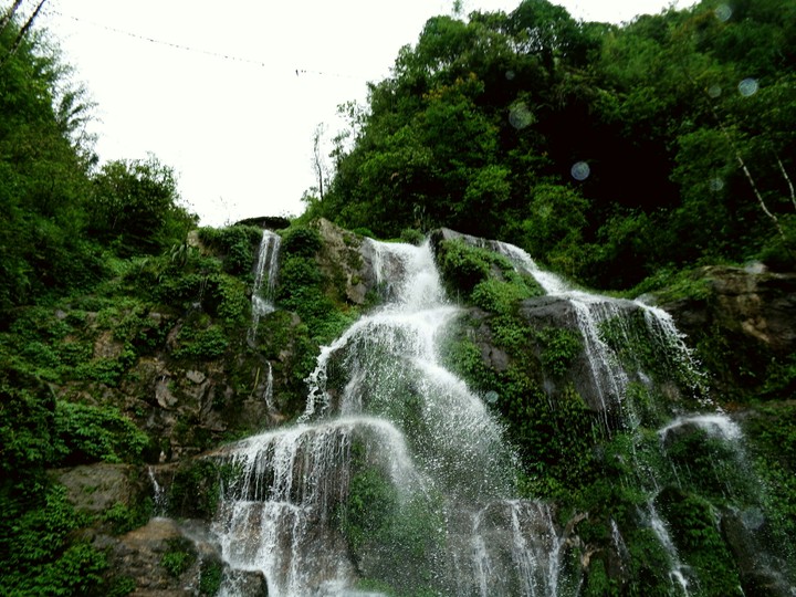 Beautiful waterfall! in the woods...