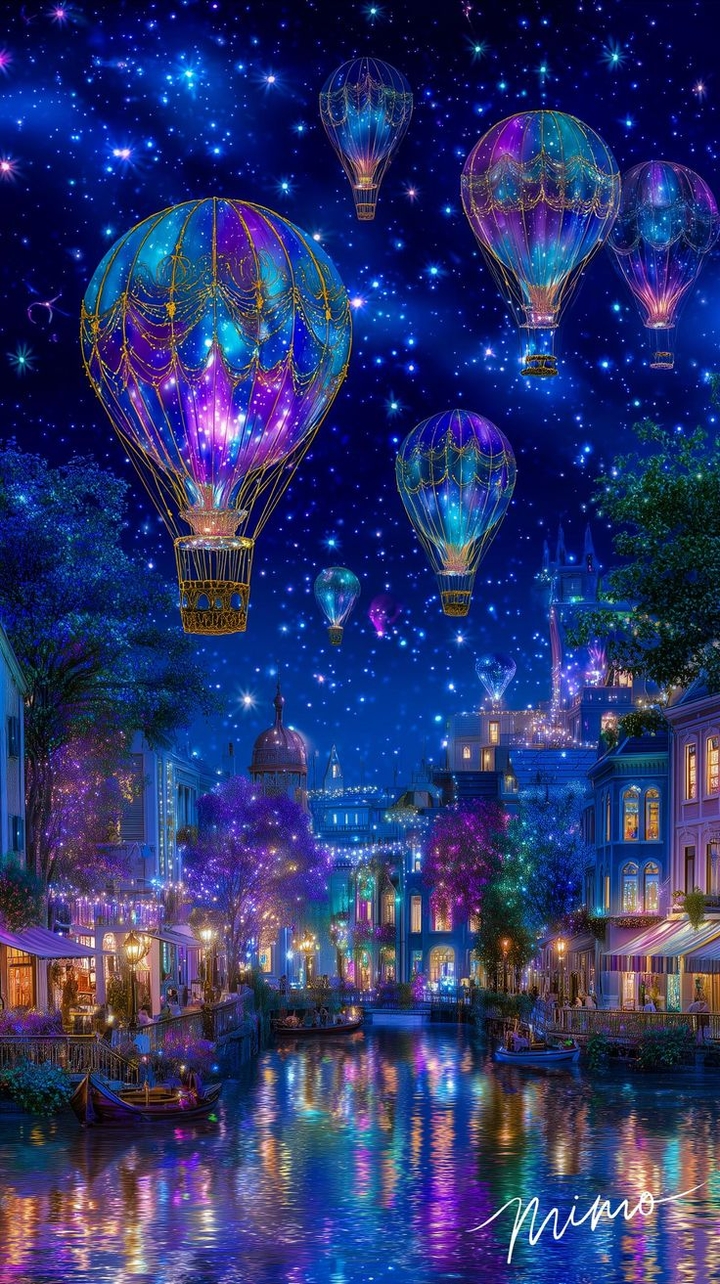 Night, Midnight, Reflection