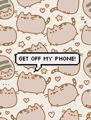 Get off my phone!