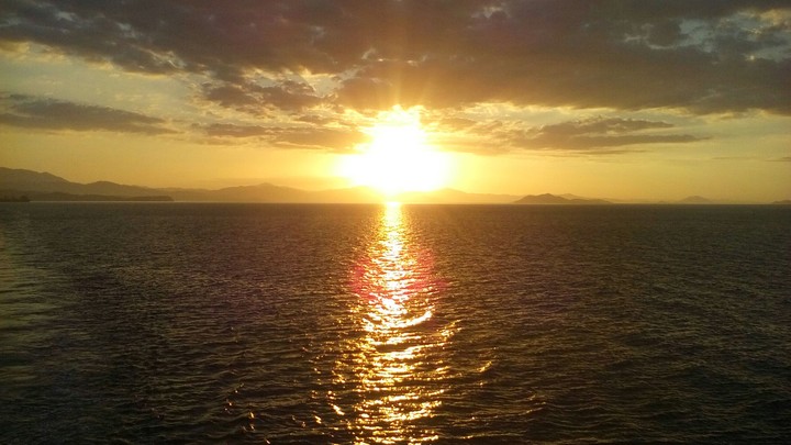 Aterdecer en Puntarenas, Costa Rica.