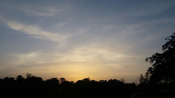 amazing sun set