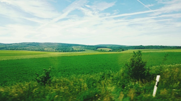 Hungarian landscape near Austria - trireme filter