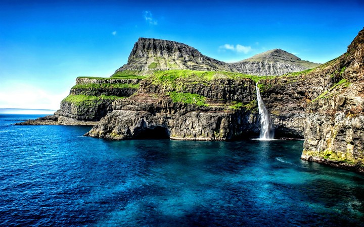 waterfalls