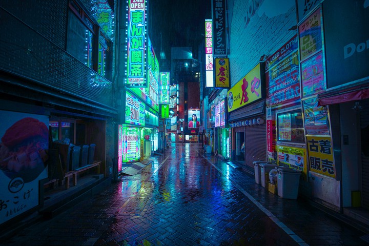 Ночная Япония