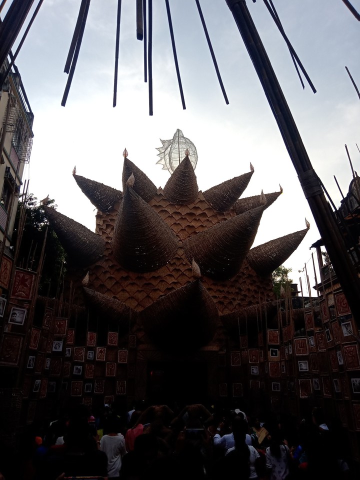 Art design made in Durga puja