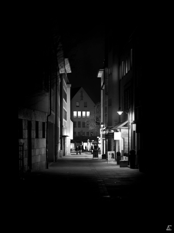 In the dark