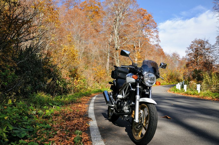 Fall of Japan and motorcycle