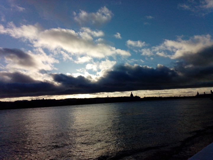 winter sunset