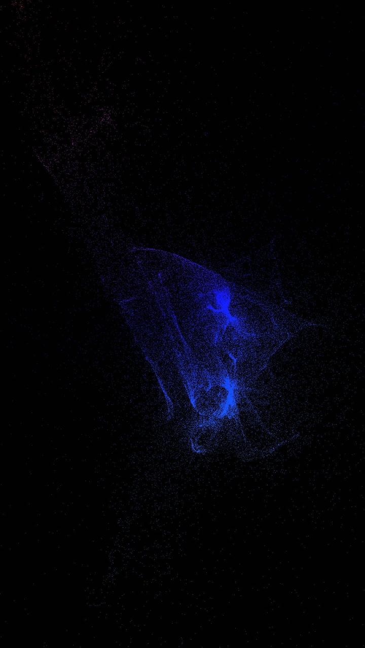 blue in space