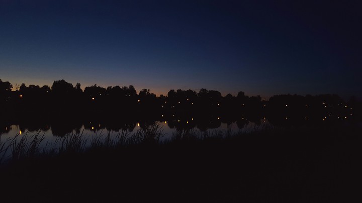 evening on the river
