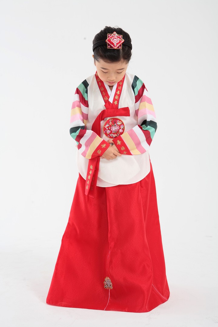 Family in Korean Dress