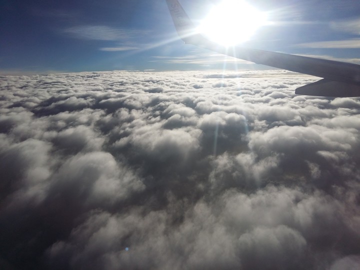 Over the clouds
