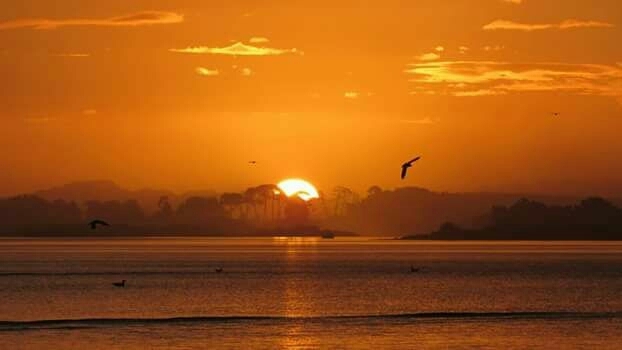 Neuseeland Sonnenuntergang