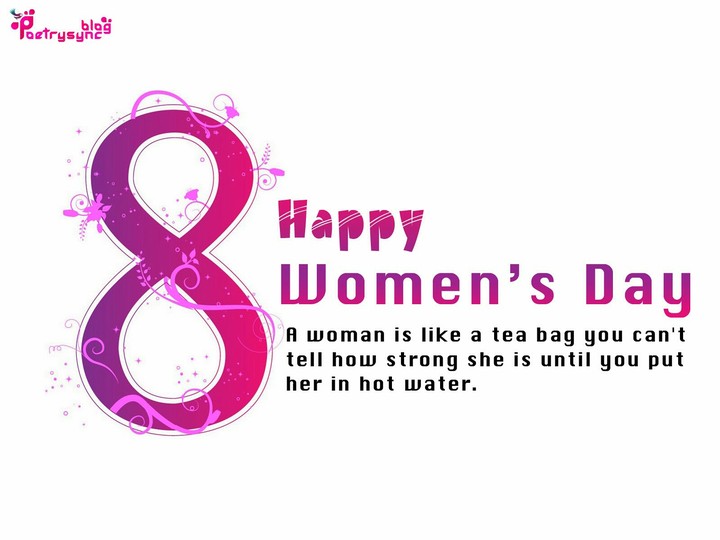 Happy women's day ?