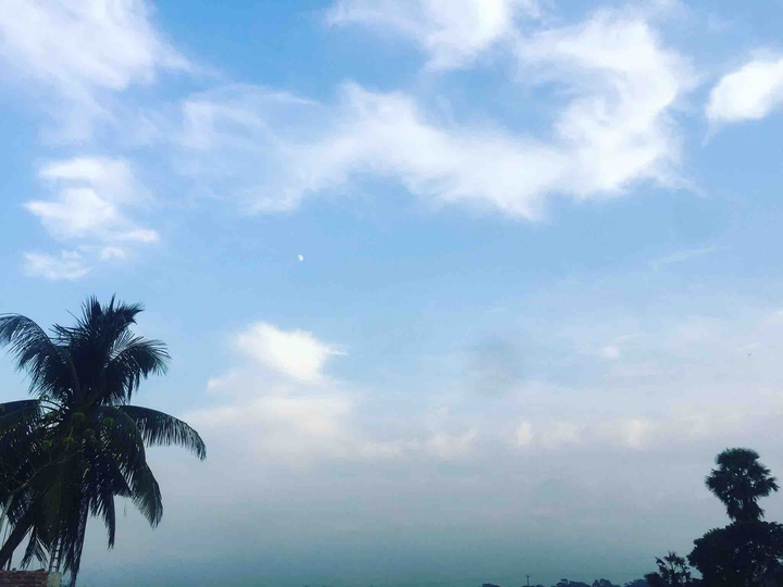 moon in the sky