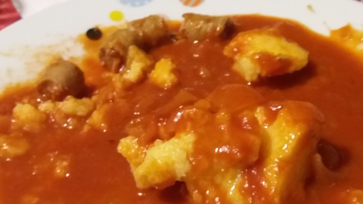 polenta e salsiccia