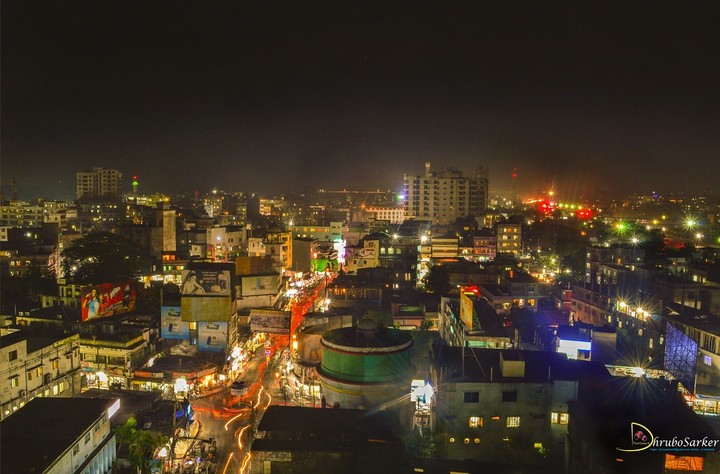 my city at night