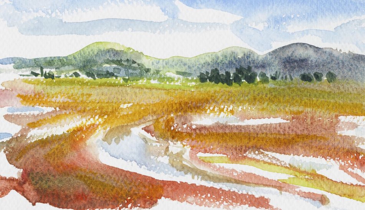Landscape in Watercolor
