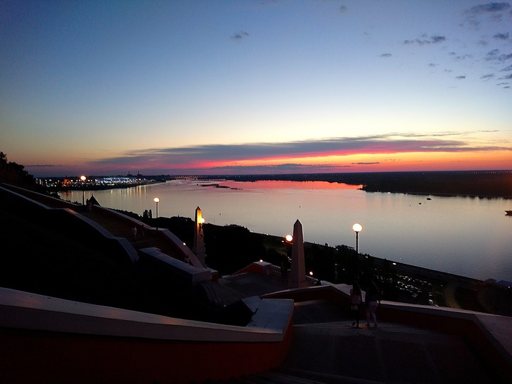 the river Oka-Volga