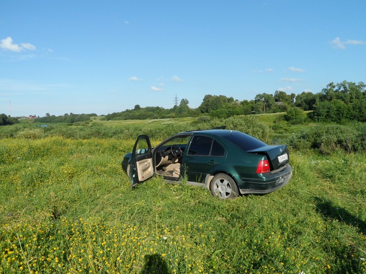 Jetta на природе.