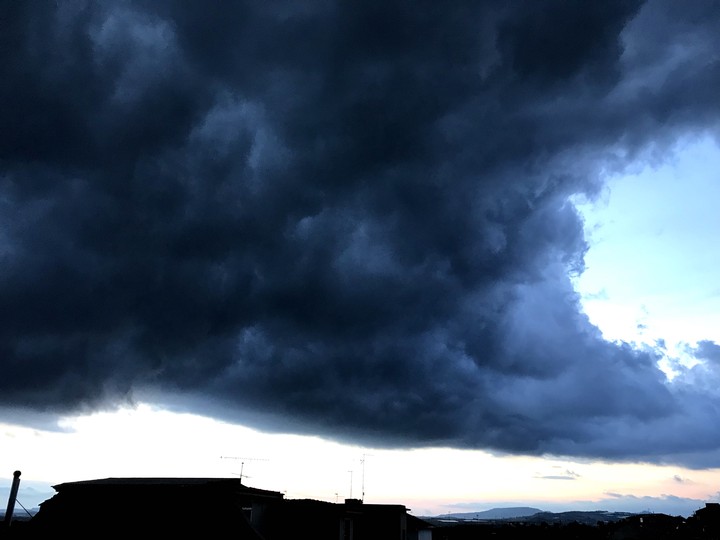 Black sky..