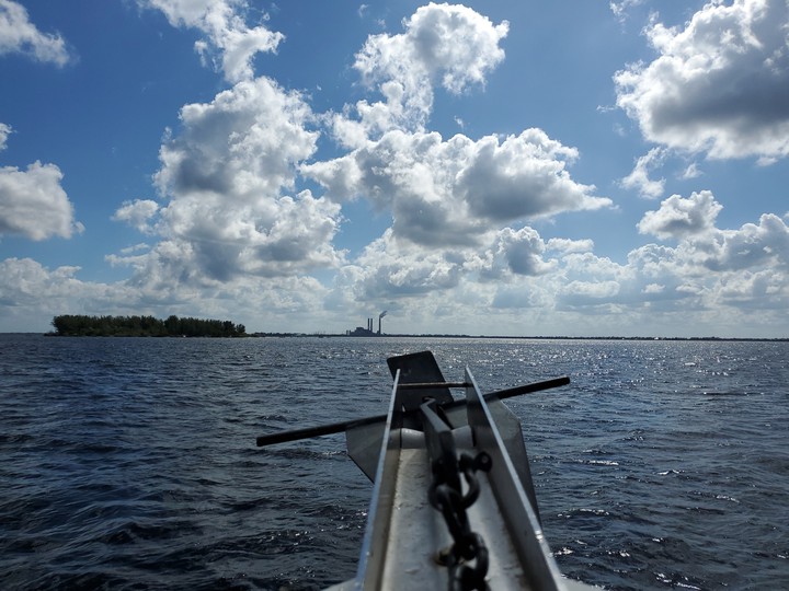 boating view from anchor