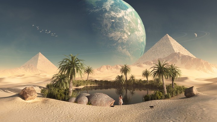 desert oasis