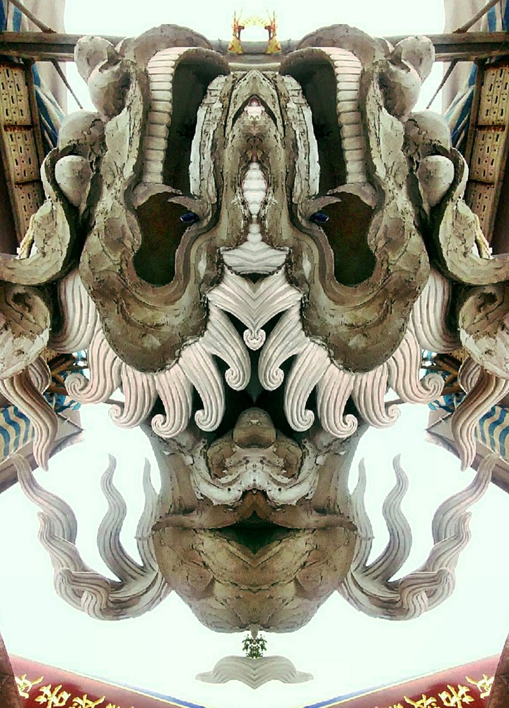 鏡像-石獅