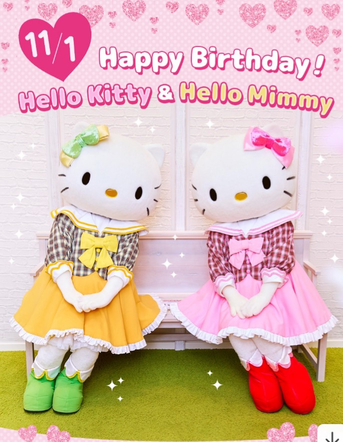 twins Hello Kitty & Hello Mimmy