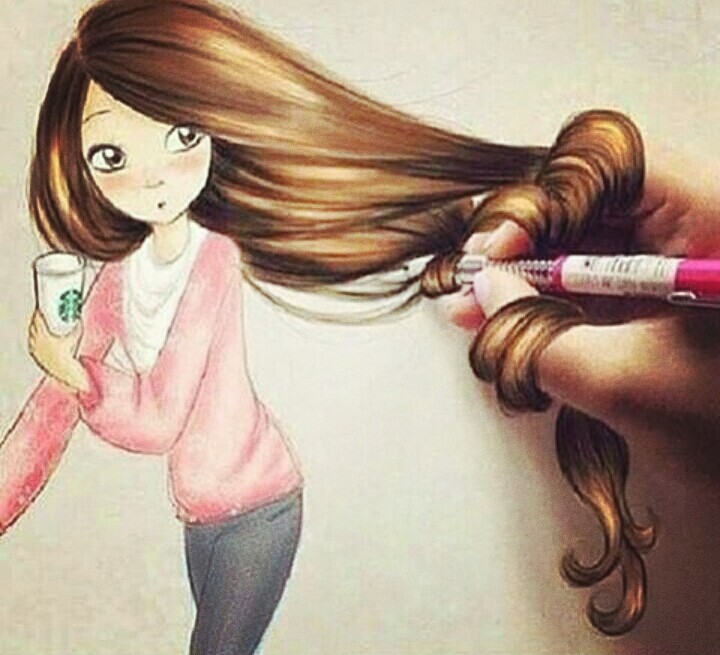 my hair....