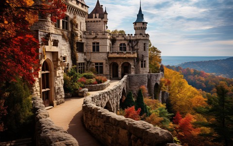 tapety château, castle