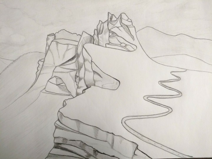 draw Montain