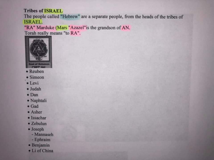 13 tribes of Israel ( reptile human 12 strand dna demons)