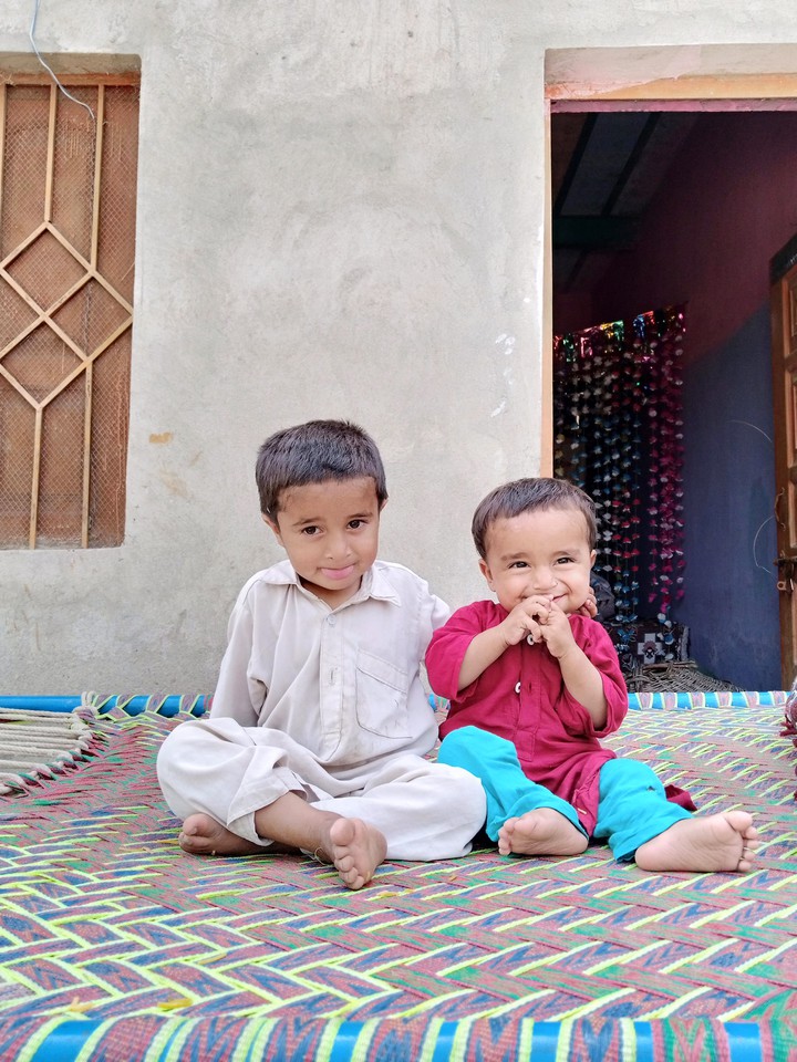 Two Little Brother in One Frome