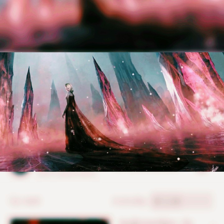 Frozen of fire