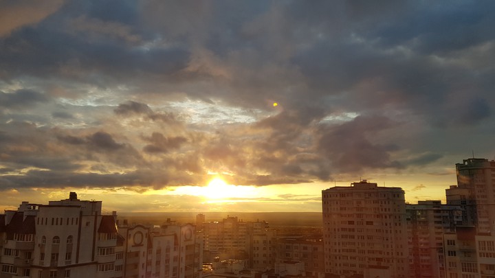 закат