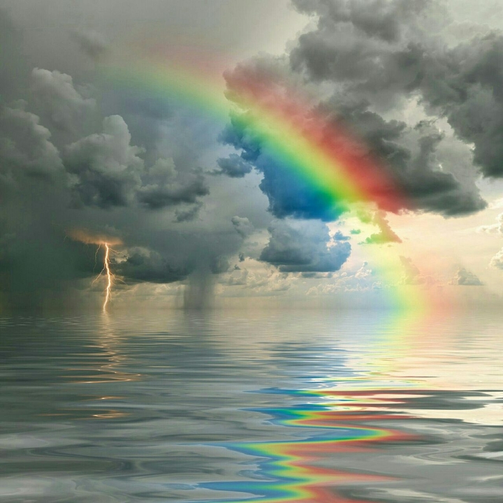 rainbow after Storm