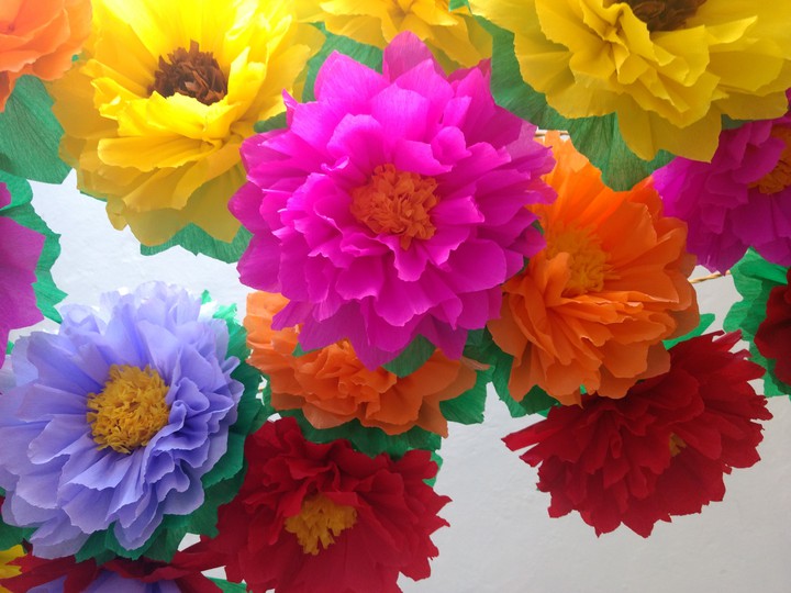 flores de papel